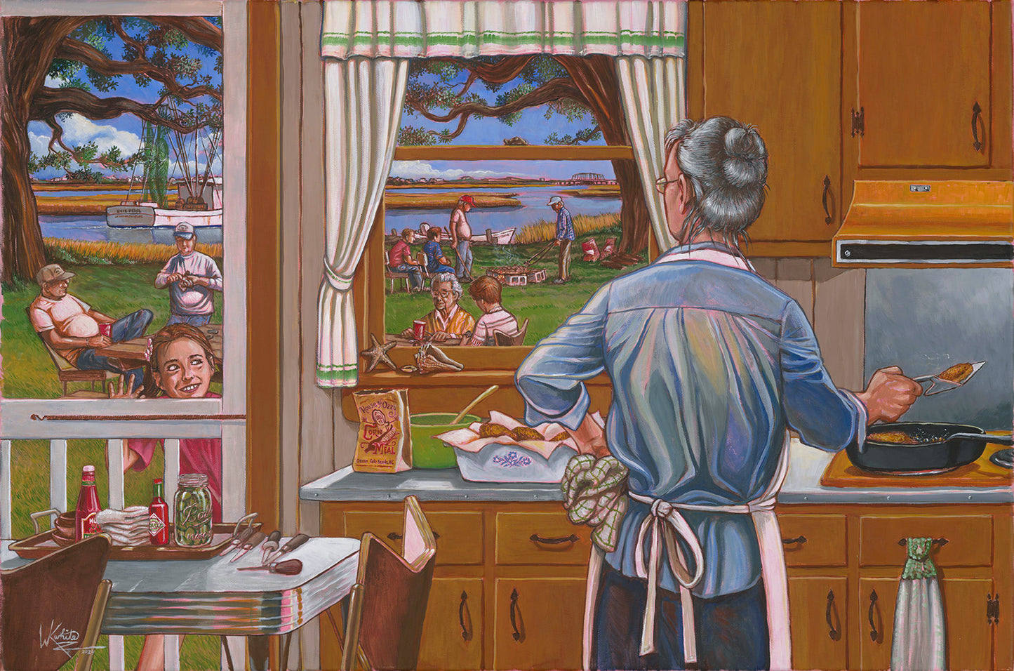 43rd Annual North Carolina Oyster Festival art print