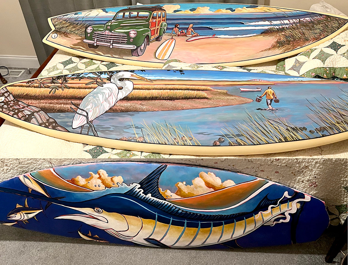 Painted Surfboards